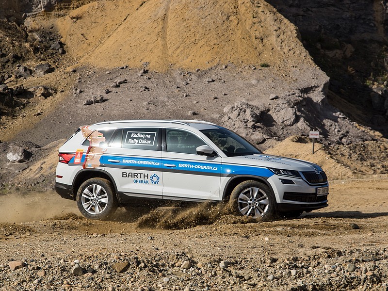 Škoda Kodiaq na Rallye Dakar 2018